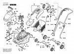 Bosch 0 600 884 003 Rotak 34 Lawnmower 230 V / Eu Spare Parts
